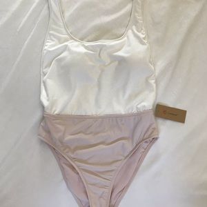 Cremieux seawater color block one piece NWT